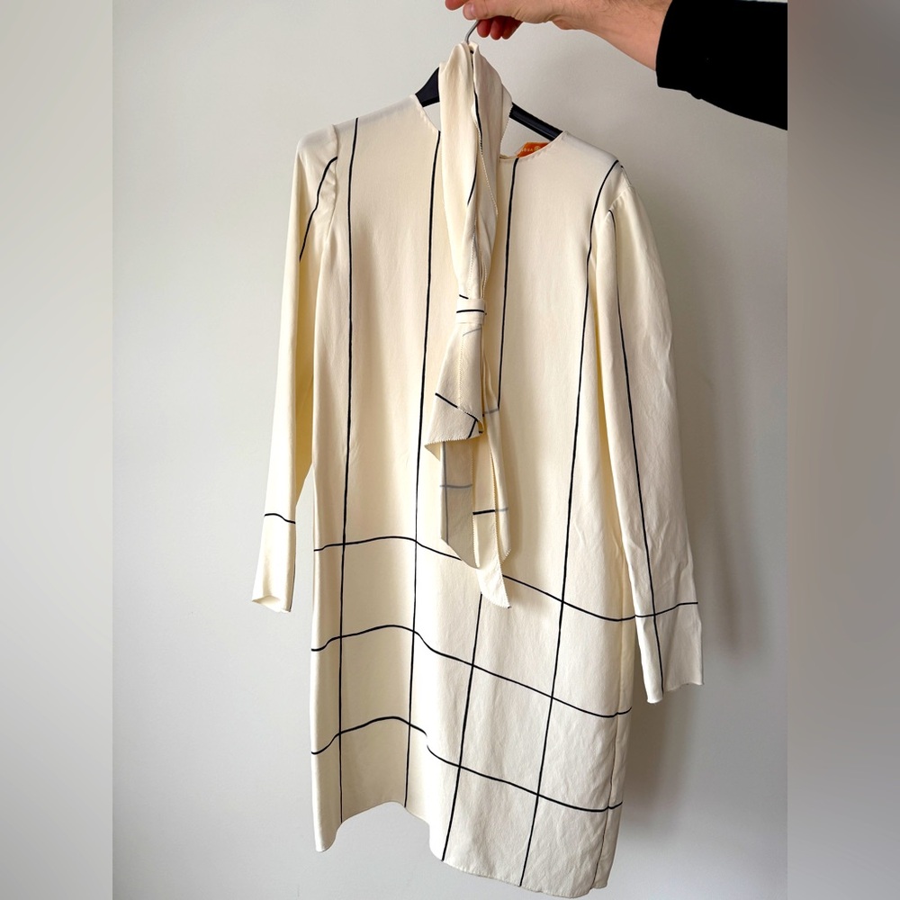 Tory Burch White Silk Dresss